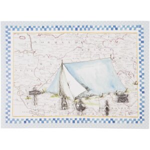 Biglietto con etichetta WORLDTRAVELER 18x13 cm