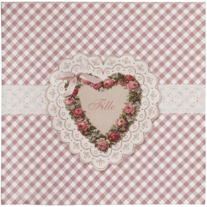 biglietto dauguri nascita 13,5x13,5 cm francese
