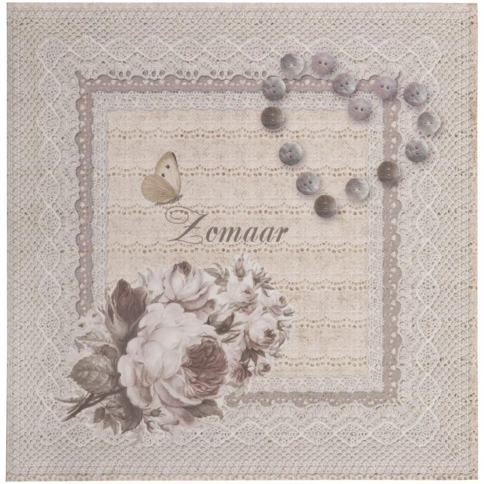 Biglietto Zomaar nostalgico 13,5x13,5 cm