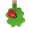 Fermagli per appunti Coccinella su foglia 3,5 cm 8 pezzi