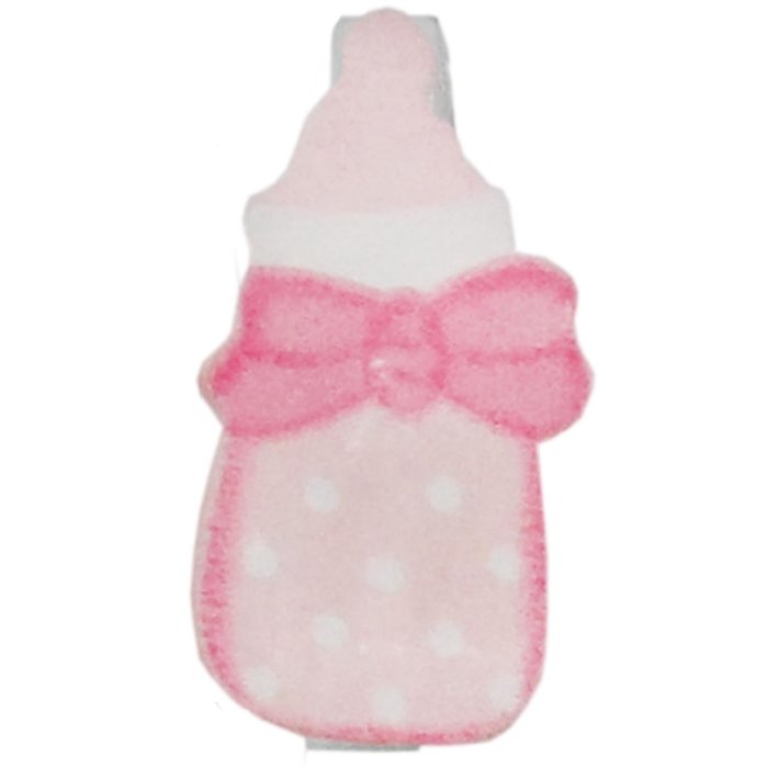 Fermagli BABY BOTTLE 4,5 cm rosa