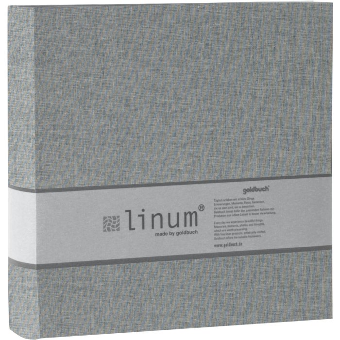 Goldbuch Linen Stock Album Linum 200 foto 10x15 cm grigio