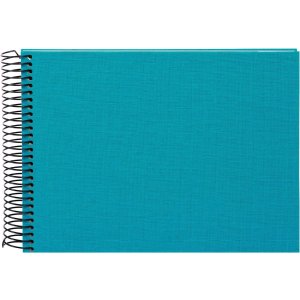 Album a spirale Goldbuch Bella Vista turchese 25x17 cm 40 pagine bianche