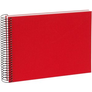 Album a spirale Goldbuch Bella Vista rosso 25x17 cm 40...