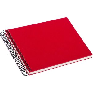 Album a spirale Goldbuch Bella Vista rosso 25x17 cm 40 pagine bianche