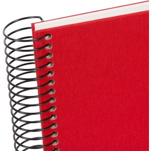 Album a spirale Goldbuch Bella Vista rosso 25x17 cm 40 pagine bianche