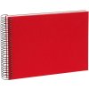 Album a spirale Goldbuch Bella Vista rosso 25x17 cm 40 pagine bianche