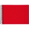 Album a spirale Goldbuch Bella Vista rosso 25x17 cm 40 pagine bianche
