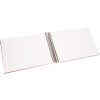 Album a spirale Goldbuch Bella Vista rosso 25x17 cm 40 pagine bianche