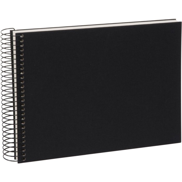 Album a spirale Goldbuch Bella Vista nero 25x17 cm 40 pagine bianche
