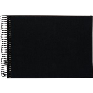 Album a spirale Goldbuch Bella Vista nero 25x17 cm 40 pagine bianche