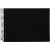 Album a spirale Goldbuch Bella Vista nero 25x17 cm 40 pagine bianche