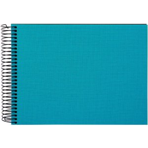 Album a spirale Goldbuch Bella Vista turchese 25x17 cm 40 pagine nere