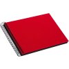 Album a spirale Goldbuch Bella Vista rosso 25x17 cm 40 pagine nere