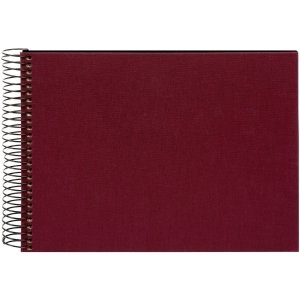 Goldbuch Album a spirale Bella Vista bordeaux 25x17 cm 40 pagine nere