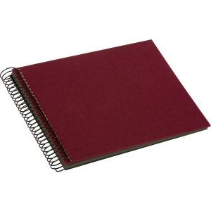 Goldbuch Album a spirale Bella Vista bordeaux 25x17 cm 40 pagine nere