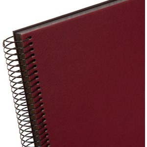 Goldbuch Album a spirale Bella Vista bordeaux 25x17 cm 40 pagine nere