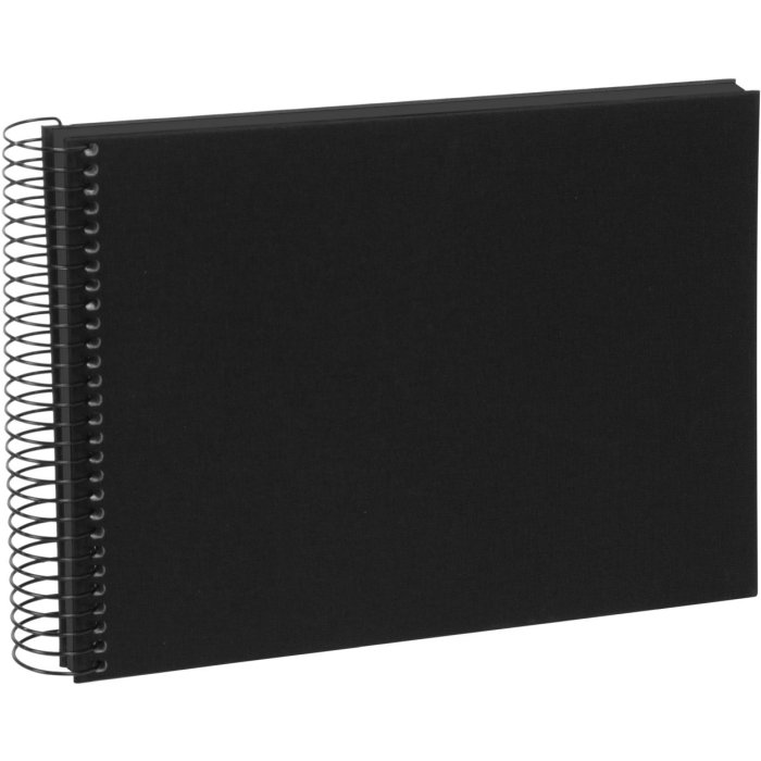 Goldbuch Album a spirale Bella Vista nero 25x17 cm 40 pagine nere