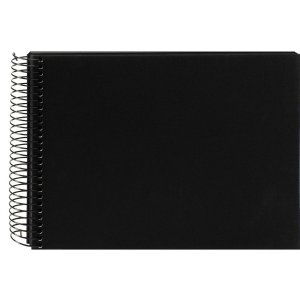 Goldbuch Album a spirale Bella Vista nero 25x17 cm 40 pagine nere