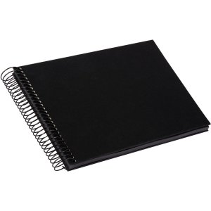 Goldbuch Album a spirale Bella Vista nero 25x17 cm 40 pagine nere