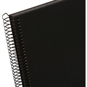 Goldbuch Album a spirale Bella Vista nero 25x17 cm 40 pagine nere