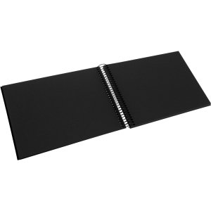 Goldbuch Album a spirale Bella Vista nero 25x17 cm 40 pagine nere