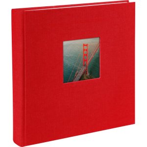 Goldbuch Album fotografico Bella Vista rosso 25x25 cm 60...