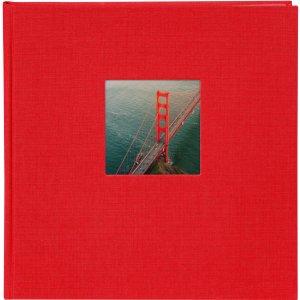 Goldbuch Album fotografico Bella Vista rosso 25x25 cm 60 pagine bianche
