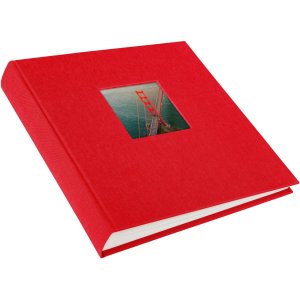 Goldbuch Album fotografico Bella Vista rosso 25x25 cm 60 pagine bianche