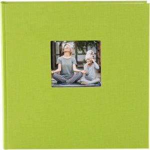 Goldbuch Album fotografico Bella Vista verde 25x25 cm 60 pagine bianche