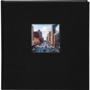 Goldbuch Album fotografico Bella Vista nero 25x25 cm 60 pagine bianche