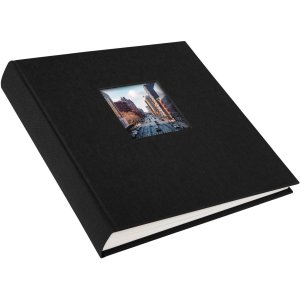 Goldbuch Album fotografico Bella Vista nero 25x25 cm 60 pagine bianche