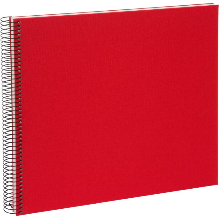 Album a spirale Goldbuch Bella Vista rosso 35x30 cm 40 pagine bianche