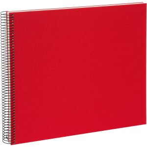 Album a spirale Goldbuch Bella Vista rosso 35x30 cm 40...