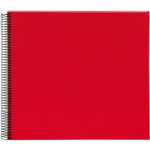 Album a spirale Goldbuch Bella Vista rosso 35x30 cm 40 pagine bianche