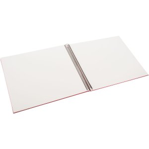 Album a spirale Goldbuch Bella Vista rosso 35x30 cm 40 pagine bianche
