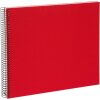 Album a spirale Goldbuch Bella Vista rosso 35x30 cm 40 pagine bianche