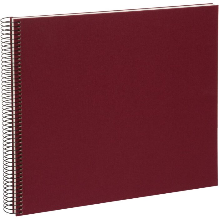 Goldbuch Album a spirale Bella Vista bordeaux 35x30 cm 40 pagine bianche