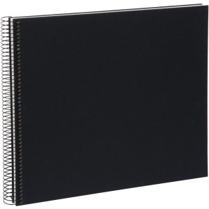 Album a spirale Goldbuch Bella Vista nero 35x30 cm 40...