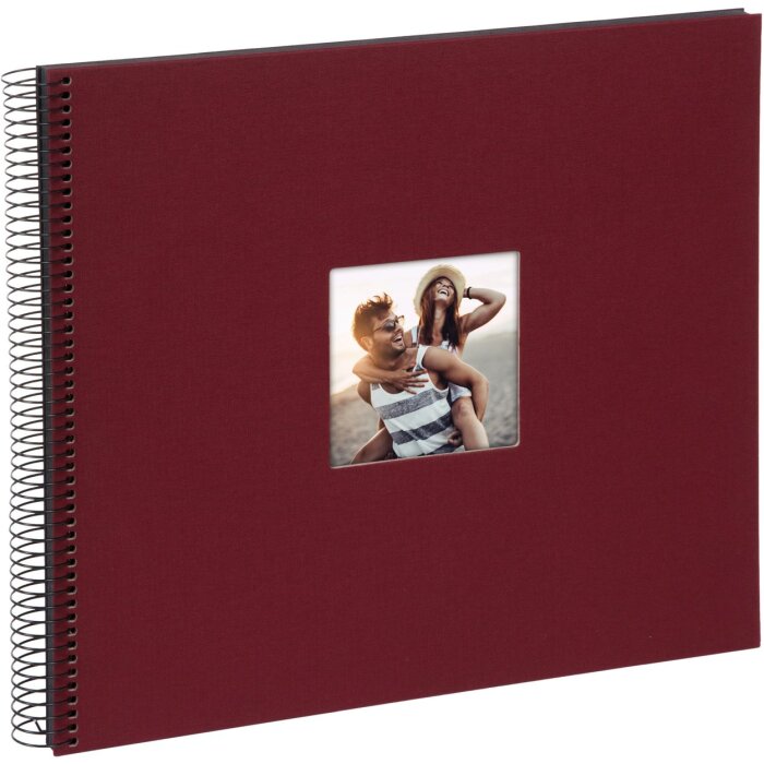 Goldbuch Album a spirale Bella Vista bordeaux 35x30 cm 40 pagine nere