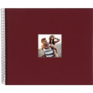 Goldbuch Album a spirale Bella Vista bordeaux 35x30 cm 40 pagine nere
