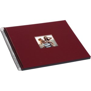 Goldbuch Album a spirale Bella Vista bordeaux 35x30 cm 40 pagine nere