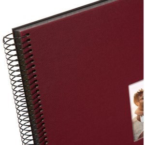 Goldbuch Album a spirale Bella Vista bordeaux 35x30 cm 40 pagine nere
