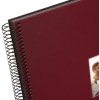 Goldbuch Album a spirale Bella Vista bordeaux 35x30 cm 40 pagine nere