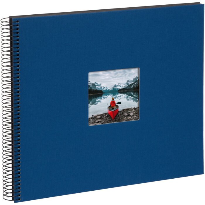 Goldbuch Album a spirale Bella Vista blu 35x30 cm 40 pagine nere