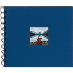 Goldbuch Album a spirale Bella Vista blu 35x30 cm 40 pagine nere