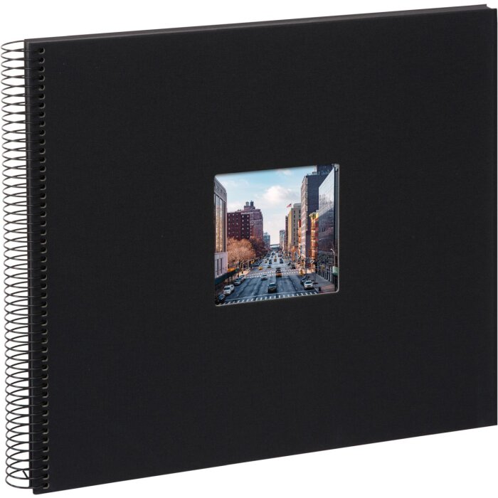 Goldbuch Album a spirale Bella Vista nero 35x30 cm 40 pagine nere