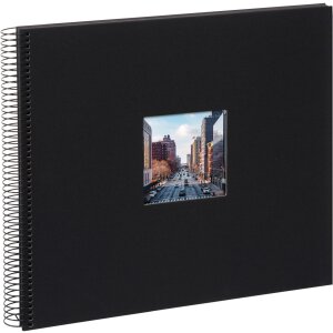 Goldbuch Album a spirale Bella Vista nero 35x30 cm 40...