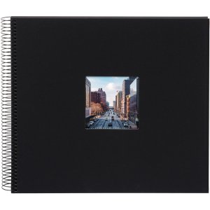 Goldbuch Album a spirale Bella Vista nero 35x30 cm 40 pagine nere