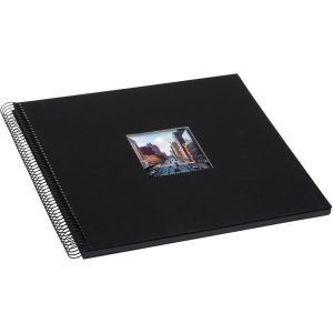 Goldbuch Album a spirale Bella Vista nero 35x30 cm 40 pagine nere
